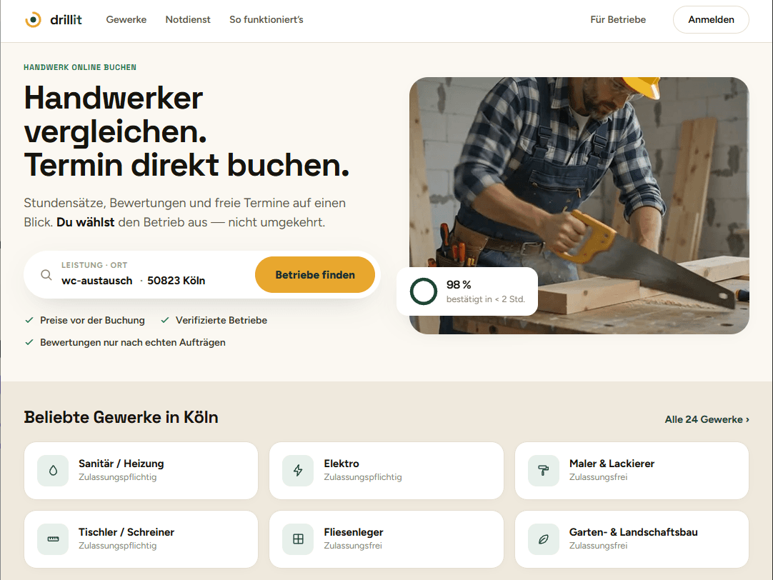 DrillIt – App-Screenshot