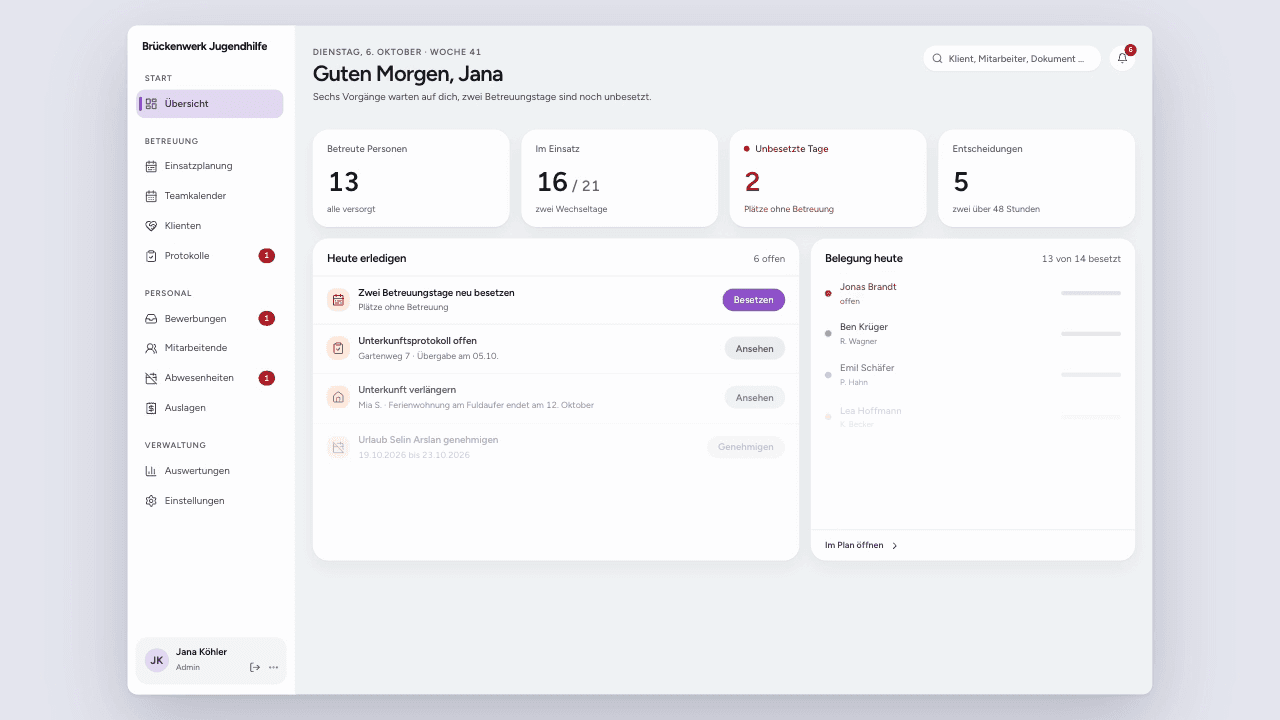 Kindfair – app screenshot